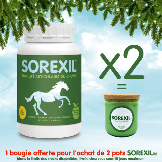 SOREXIL® - Lot de 2 pots + 1 Bougie offerte !